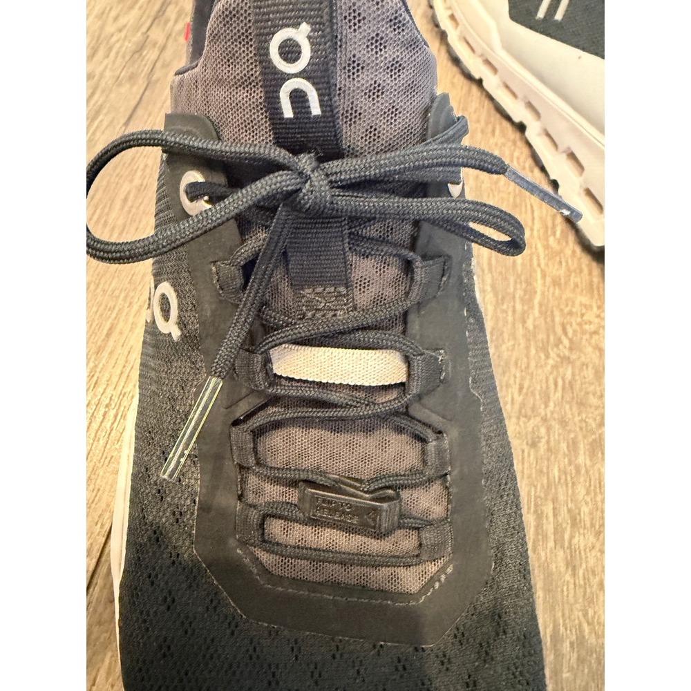 On Cloudultra Mens Trail Running Shoes Black White Helion Missiongrip Size 9 - Picture 10 of 16